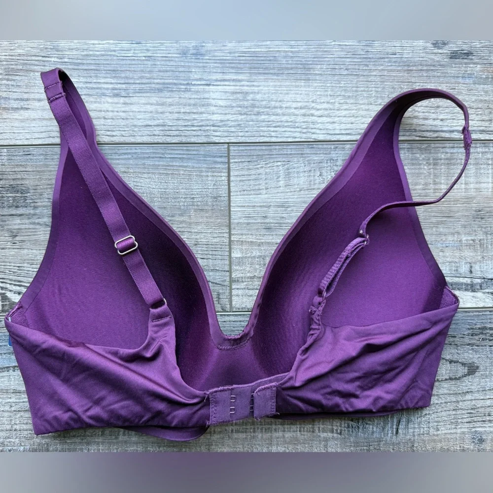 GAP GapBody Favorite Wireless Bra 34B Plum - Picture 2 of 3